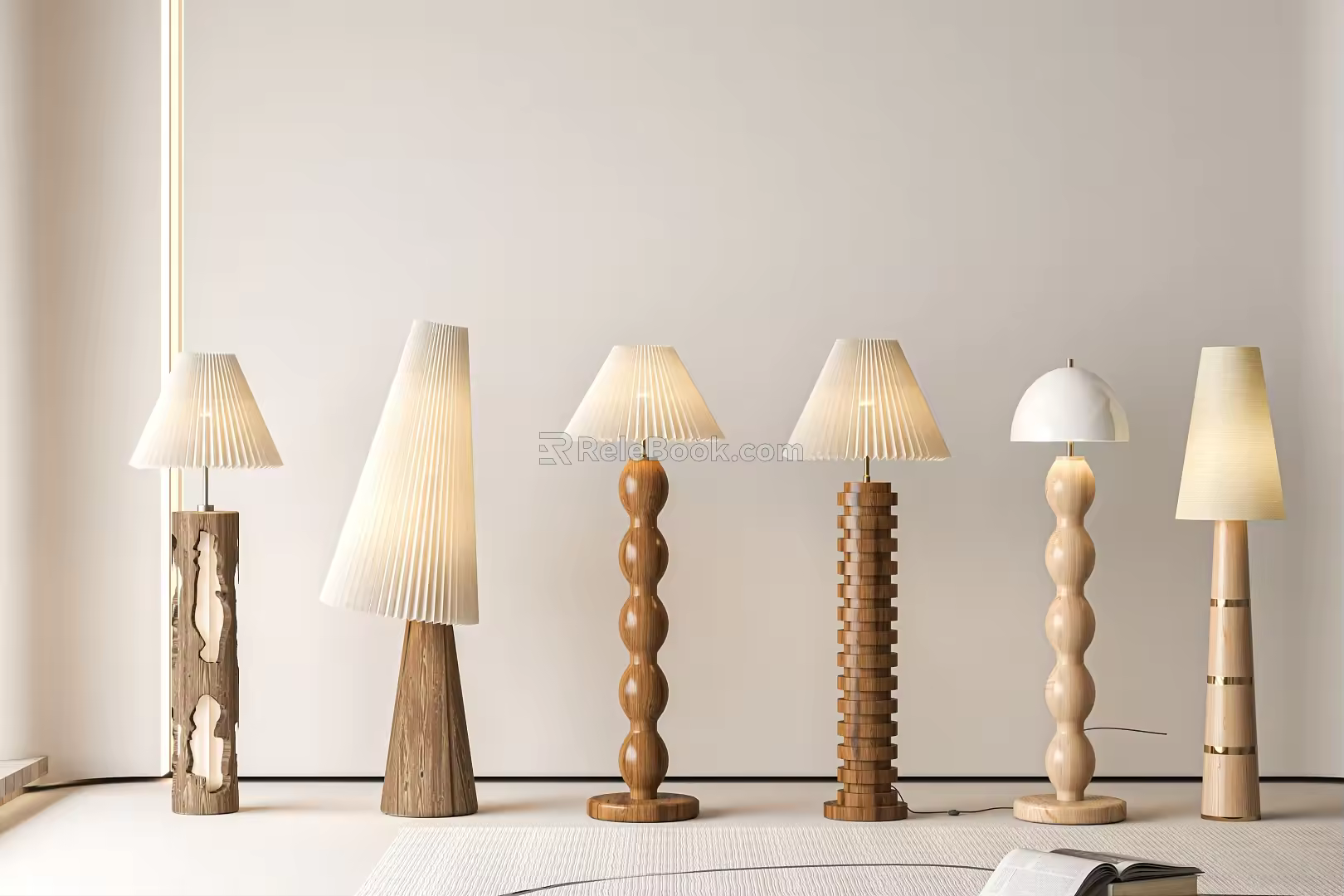 Quiet Floor Lamp 3d model