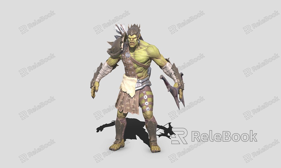 Orc Archer Orc Tribe Warrior model