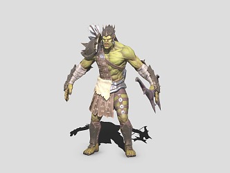 Orc Archer Orc Tribe Warrior 3d model