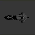 Sleek Modern Silver Sports Motorcycle With Streamlined Body And Black Leather Seat