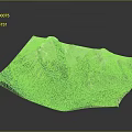 Scenic Mountain Landscape With Green Vegetation And White Peaks Aerial View