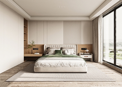 Modern Bedroom 3d model