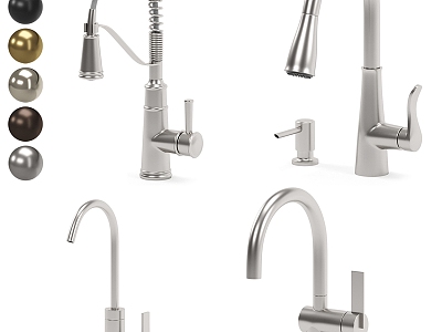 Kitchen faucet series 3d model