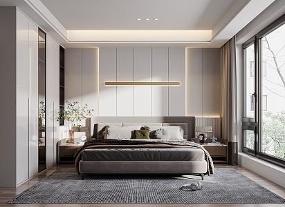 Modern Bedroom 3d model