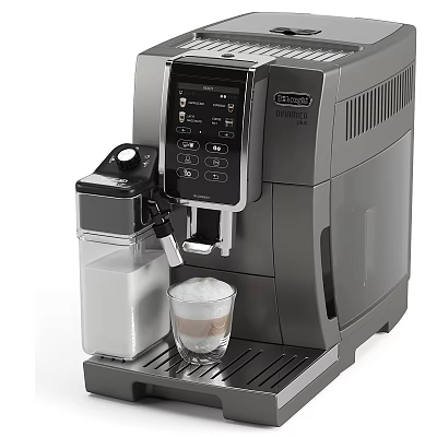 Daily Use Automatic Coffee Maker Making Foamy Coffee With Milk Container 3d model
