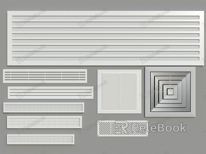 Modern air conditioner air outlet air conditioner outlet model