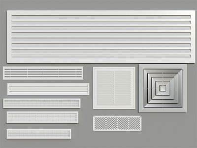 Modern air conditioner air outlet air conditioner outlet model