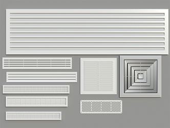 Modern air conditioner air outlet air conditioner outlet 3d model