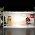 Giant Panda Themed Exhibition Booth Display With Bamboo And Decorative Elements 3d model