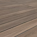 Natural Brown Wood Flooring With Smooth Plank And Classic Grain Pattern 3d model