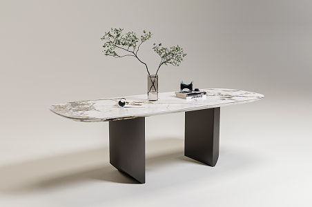 Modern Minotti Dining Table 3d model