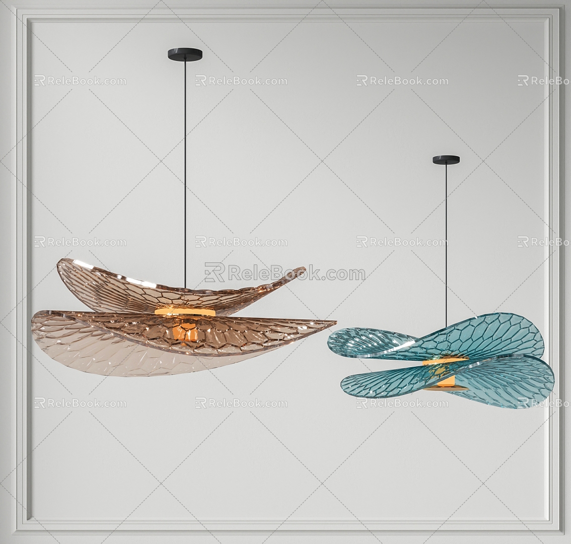 Light Luxury Glass Chandelier model