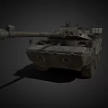 Armored vehicle reconnaissance vehicle AMX 10RC wheeled reconnaissance vehicle infantry fighting vehicle low face number low model simple model game film and television level super realistic 3d model