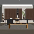 Modern Tea Room 3d model