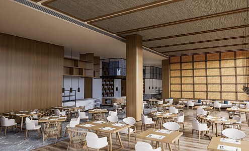 Modern Restaurant 3d model