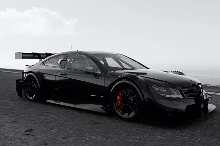 sports car mercedes benz c63 3d model