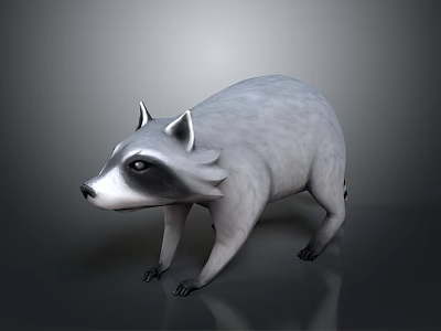 raccoon cartoon raccoon anime raccoon raccoon flower cat civet cat mammal mammal animal 3d model