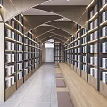 Book Art Library Space With Cozy Seats And Cloud Lamps