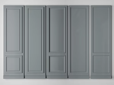Jianou clapboard combination 3d model