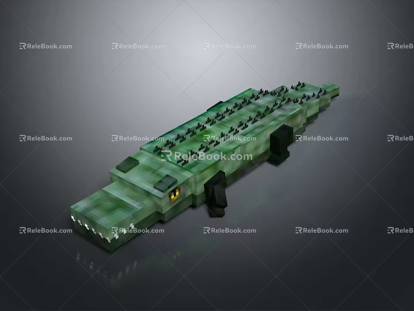 Crocodile Alligator Nile Crocodile carnivore reptile cold-blooded animal reptile 3d model