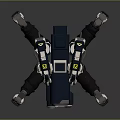 Robot Assistant Small Robot Butler Robot Butler Figure Game Figure 3d model