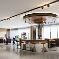 Modern Lounge Area Featuring Cozy Sofa Coffee Table Floor Lamp Large Windows And Soft Lighting