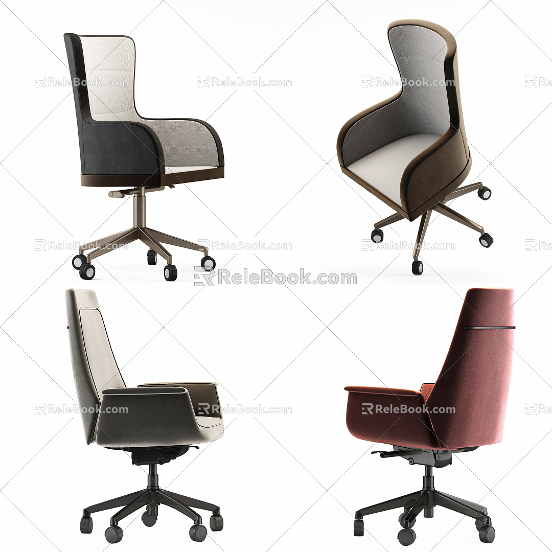 Modern office chair model