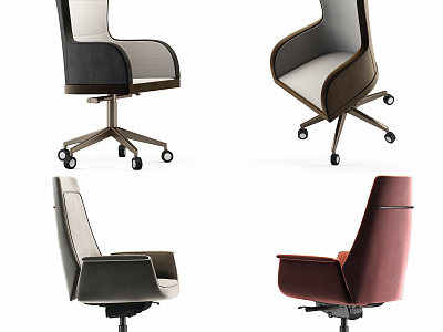 Modern office chair model