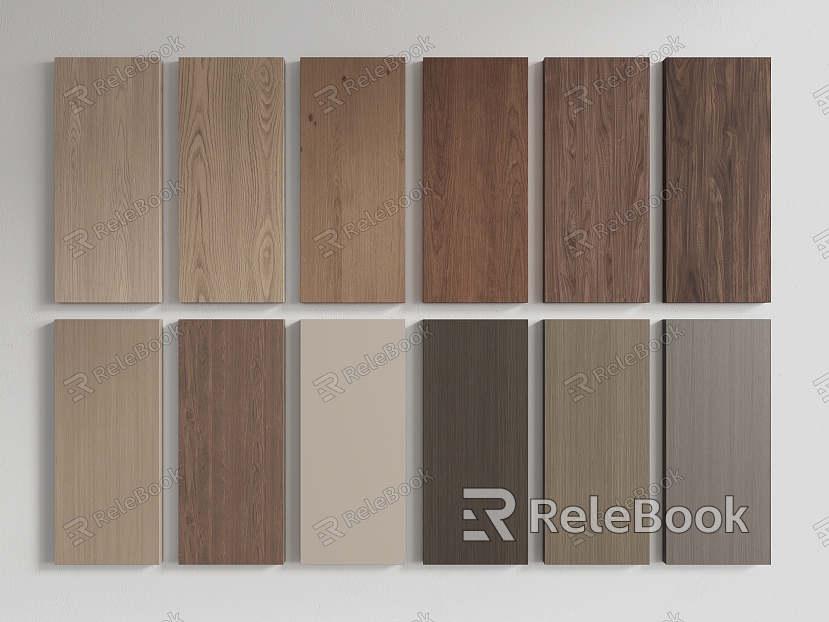 Modern wall panel wood veneer model