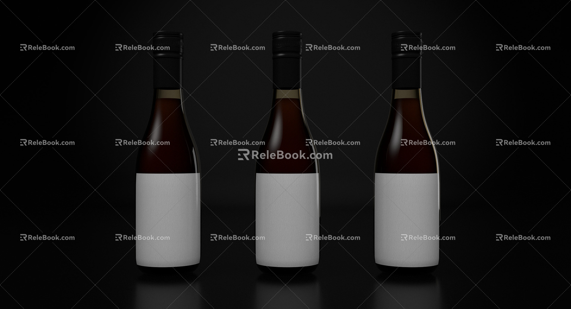 Modern Wine Wine Packaging 3d model