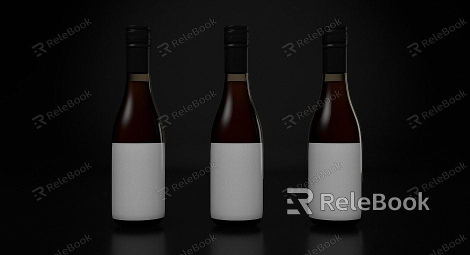 Modern Wine Wine Packaging model