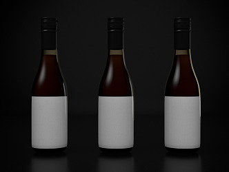 Modern Wine Packaging 3d model