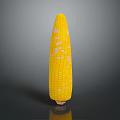 Fresh Yellow Sweet Corn Cob With Juicy Kernels As Healthy Natural Food Choice