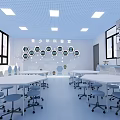 Science Popularization Classroom Science Popularization Classroom for Primary and Middle School Students Science and Technology Classroom Laboratory 3d model