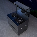 integrated stove 3d model