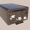 Black Gas Boiler Kitchen Appliance With Hot Cold Controls And Gauges