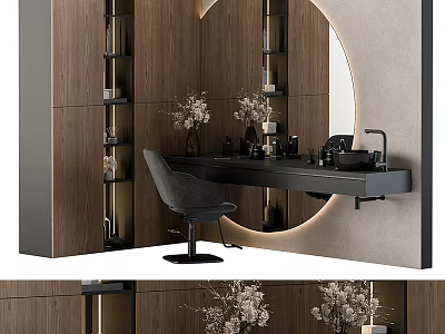 Comfortable Modern Massage Chair In Stylish Living Room With Ergonomic Design 3d model