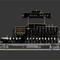 Vintage Mechanical Typewriter With Metal Body Keys Paper Roll And Classic Design