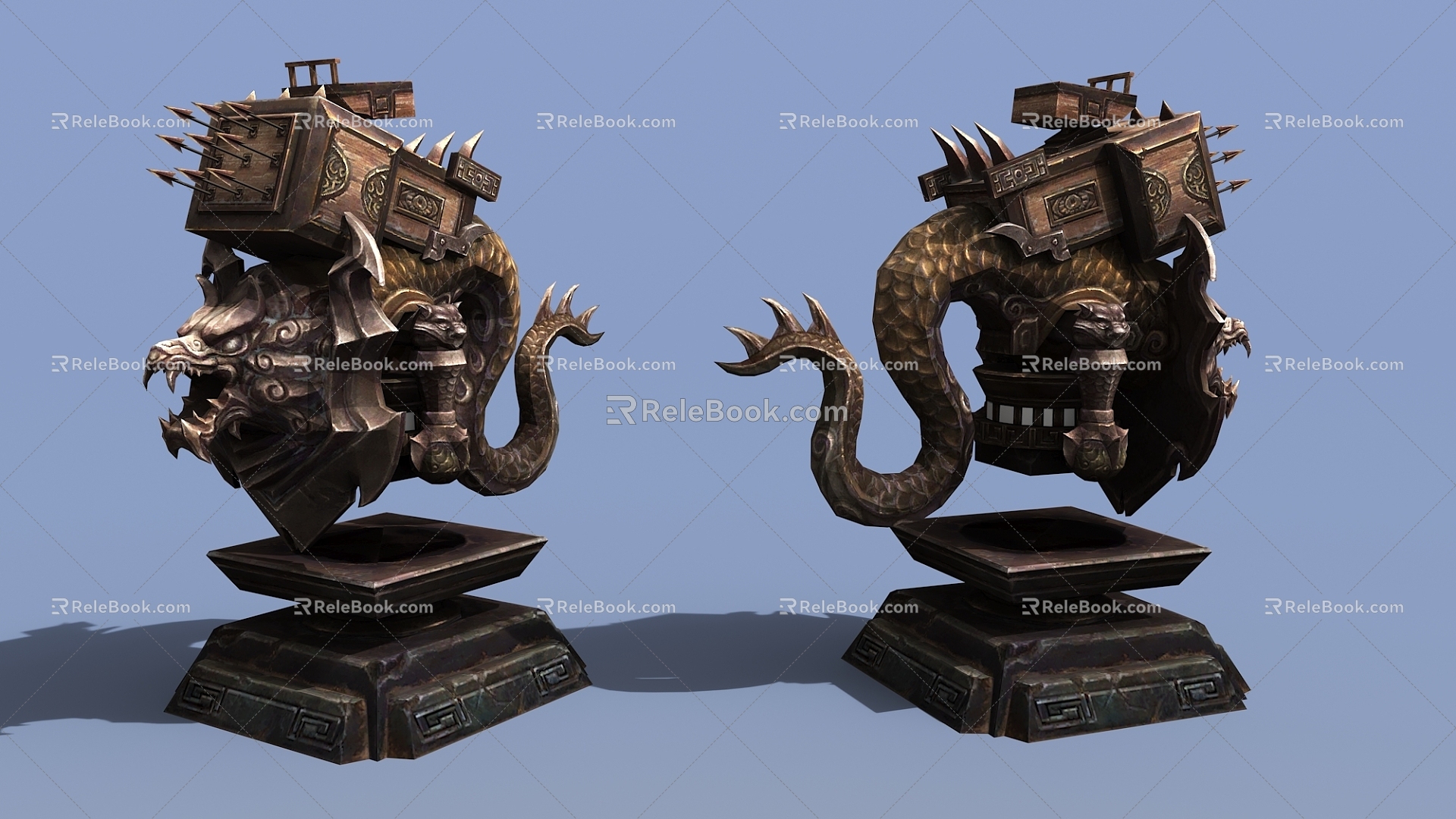 Dragon Weapon Game Character model