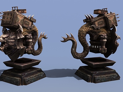 Dragon Weapon Game Character model