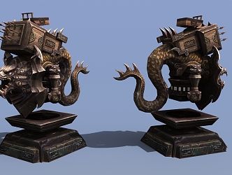 Dragon Weapon Game Character 3d model