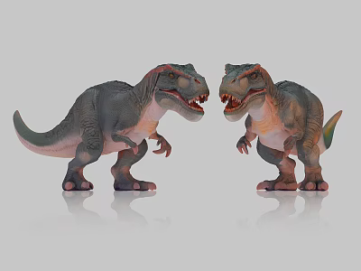 Dinosaurs Jurassic Animals Tyrannosaurus Raptors Spinosaurus Leoparosaurus Stegosaurus Long-necked Dragon Triceratolaurus Double-crowned Dragon Tyrannosaurus Pterosaurus 3d model