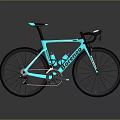 Turquoise Basso Road Bike With Sleek Frame Carbon Fiber Wheels And Modern Design