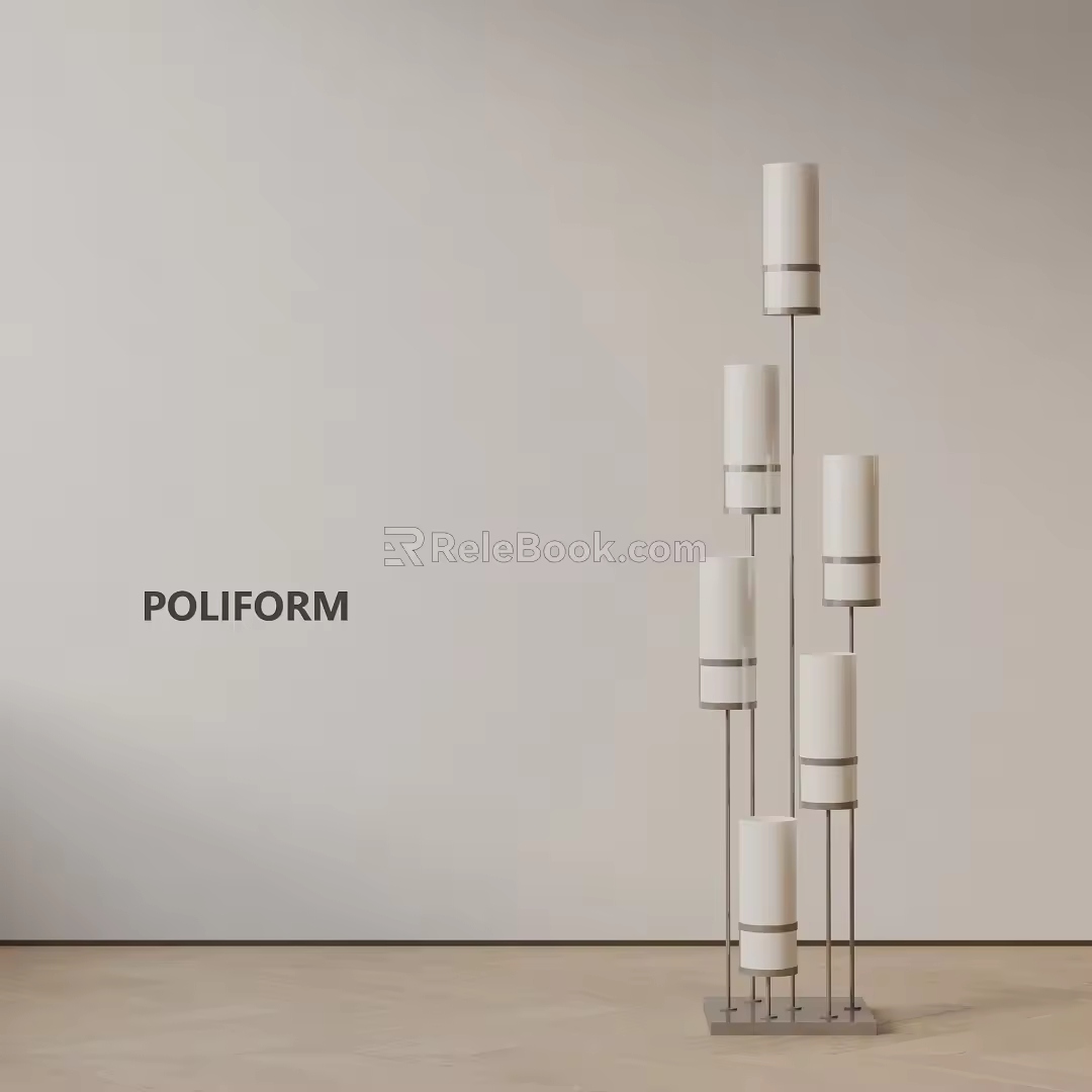 Modern floor lamp 3d model