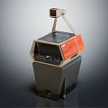 Projection Monitoring Device With Surveillance Camera And Wooden Panel Design