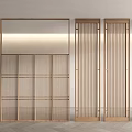 Wind Screen Partition Middle Ancient Wind Screen Partition New Chinese Style Partition Bamboo Screen Woven Partition Modern Screen Entrance Partition 3d model