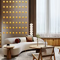 Modern Beauty Hair Salon Interior Design With Wooden Cabinets Corridor And Decor
