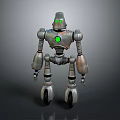 Robot Assistant Small Robot Butler Robot Butler Figure Game Figure 3d model