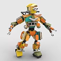LEGO toy building blocks robot up 3d model