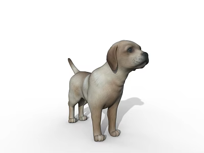 Modern Dog Animal Dog 3d model Modern Dog Animal Dog 3d model